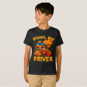 School Bus Driver Turkey Thanksgiving Gift T-Shirt (Vorne ganz)