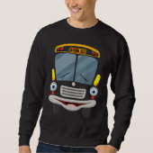 School Bus Funny Halloween Costume Front Vehicle H Sweatshirt (Vorderseite)
