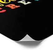 School Cafeteria Worker Lunch Lady Cooking Hat Poster (Ecke)