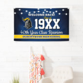 School Colors Class Reunion Welcome Banner (Insitu)