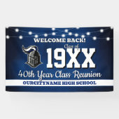 School Colors Class Reunion Welcome Banner (Horizontal)