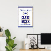 School Colors Class Reunion Welcome Poster (Heimbüro)
