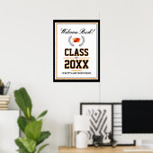 School Colors Class Reunion Welcome Poster (Heimbüro)