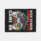 School Complete Video Game Senior Abschluss Gift Fleecedecke (Vorderseite (Horizontal))