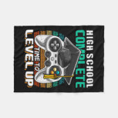 School Complete Video Game Senior Abschluss Gift Fleecedecke (Vorderseite (Horizontal))