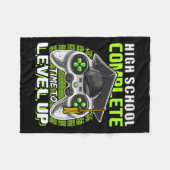 School Complete Video Game Senior Abschluss Gift Fleecedecke (Vorderseite (Horizontal))
