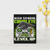 School Complete Video Game Senior Abschluss Gift Karte (Gelbe Blume)