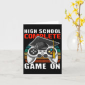 School Complete Video Game Senior Abschluss Gift Karte (Gelbe Blume)