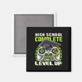 School Complete Video Game Senior Abschluss Gift Magnet (Vorderseite/Rückseite)