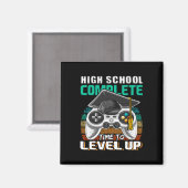 School Complete Video Game Senior Abschluss Gift Magnet (Vorderseite/Rückseite)