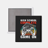 School Complete Video Game Senior Abschluss Gift Magnet (Vorderseite/Rückseite)