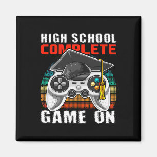 School Complete Video Game Senior Abschluss Gift Magnet