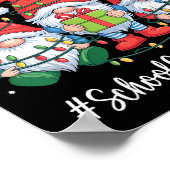 School Counselor Gnome Everything Is Fine Funny Ch Poster (Ecke)