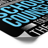 School Counselor Shirt If At First You Don't Succe Poster (Ecke)