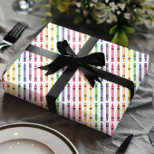 School Crayons Fun Kids Lehrerin Muster Geschenkpapier