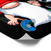 School Crusher Byck To School Cute Gnome Soccer St Poster (Ecke)