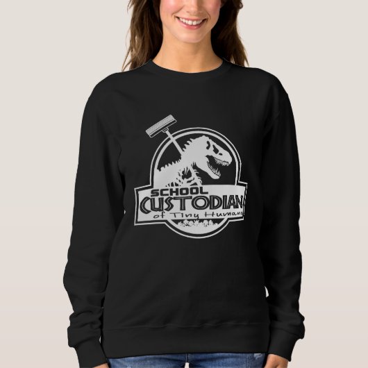 School Custodian Of Tiny Humans Back To School Ja Sweatshirt (Vorderseite)