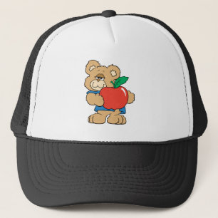 School Days Apple Teddy Bär Truckerkappe