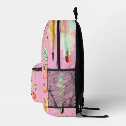 School Essentials Explosion Kids Backpack Bedruckter Rucksack (Rechts)