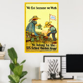 School Garden Army - Print Poster (Heimbüro)