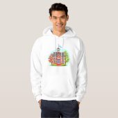 School Gebäude Mens Hoodie (Vorne ganz)