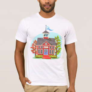 School Gebäude Mens T - Shirt