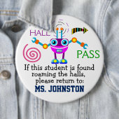 School Hall Pass / Robot - SRF Button (Beispiel)