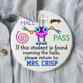 School Hall Pass / Robot - SRF Button (Beispiel)