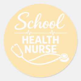 School Health Nurse Medical Sticker