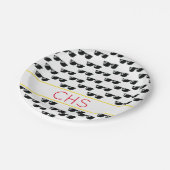 School INITIALS Sonnenbrille Grad Spaß Cool Pappteller (Schrägansicht)