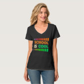 SCHOOL IS COOL school enrolment student first day T-Shirt (Vorderseite Vollansicht)