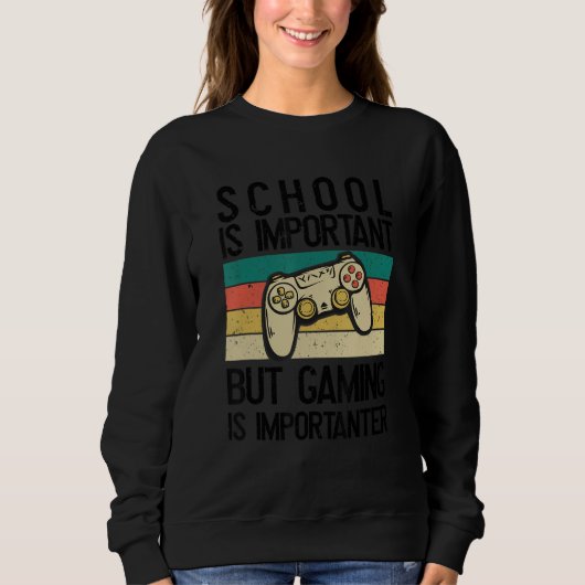 School is important_5 sweatshirt (Vorderseite)