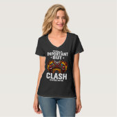 School Is Important But Clash Is Importanter Schoo T-Shirt (Vorderseite Vollansicht)