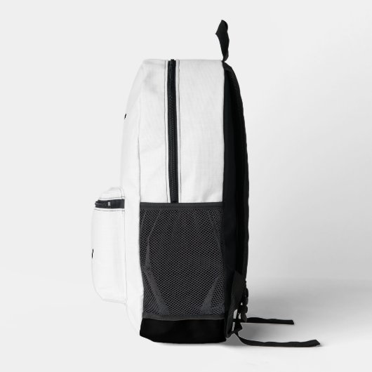 School is not my life - bag bedruckter rucksack (Rechts)