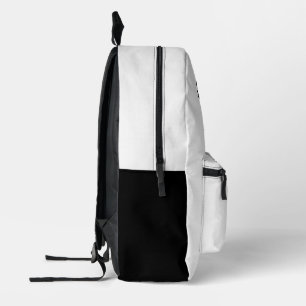 School is not my life - bag bedruckter rucksack