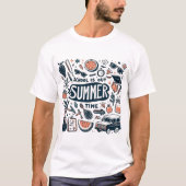 School Is Out - Summer Time Fun Vacation T-Shirt (Vorderseite)