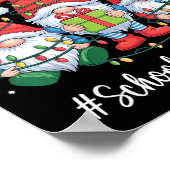 School Janitor Gnome Everything Is Fine Funny Chri Poster (Ecke)