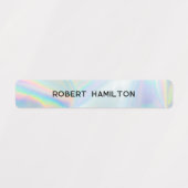 School Kids Waterproof Holographic Bold Name Etiketten (Design 1)