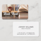 School Knowledge Logo | Education Learning Visitenkarte (Vorne/Hinten)