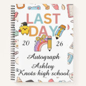 School leaver personalized autographs  notizblock (Vorderseite)