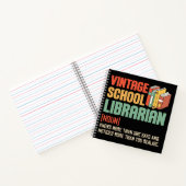 School Librarian Pronunciation Funny Notizblock (Innenseite)