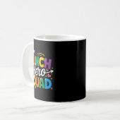 School Lunch Hero Squad Cafeteria Workers Crew Lad Kaffeetasse (Vorderseite Links)