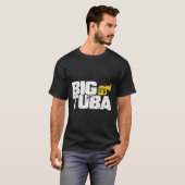 School Marching Band Funny Tuba T-Shirt (Vorne ganz)