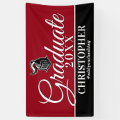 School Mascot Abschluss Banner (Vertikal)