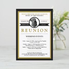 School Mascot High School Wiedersehen Einladungen