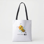 "School Mode: OFF - Chillin' Bee" Tasche (Vorderseite)