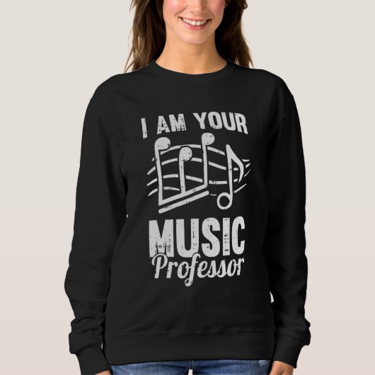 School Notes Education Educator Music Teacher Sweatshirt (Vorderseite)