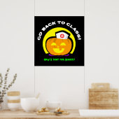 School Nurie Halloween Poster (Küche)