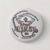 School Nurse Axiom Button (Vorderseite)
