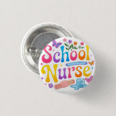 School Nurse Button (Vorne & Hinten)